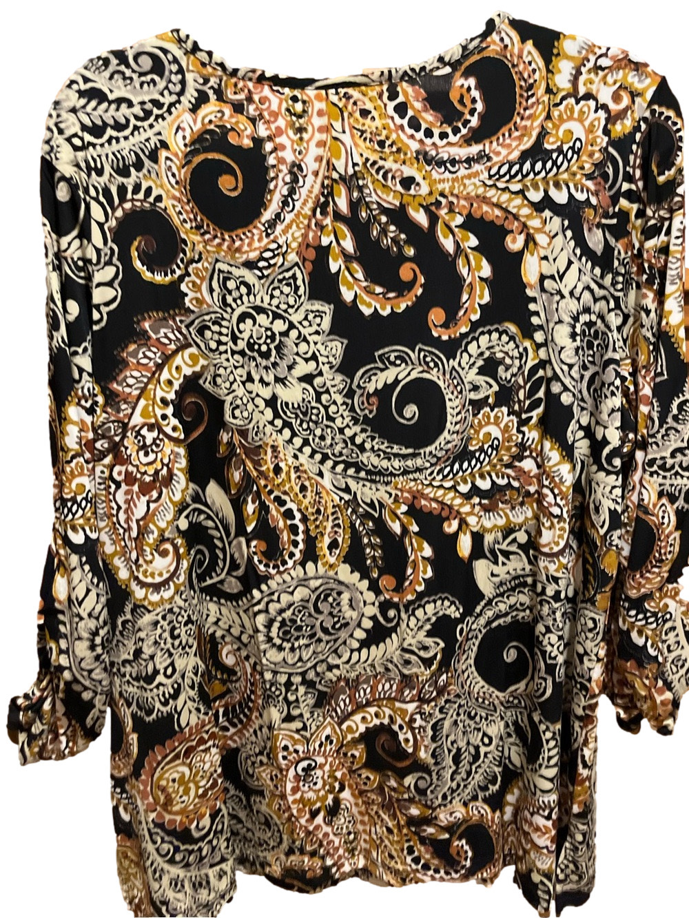 203. NWOT WOMENS SUSAN GRAVER 1X DETAIL TOP - Picture 5 of 5
